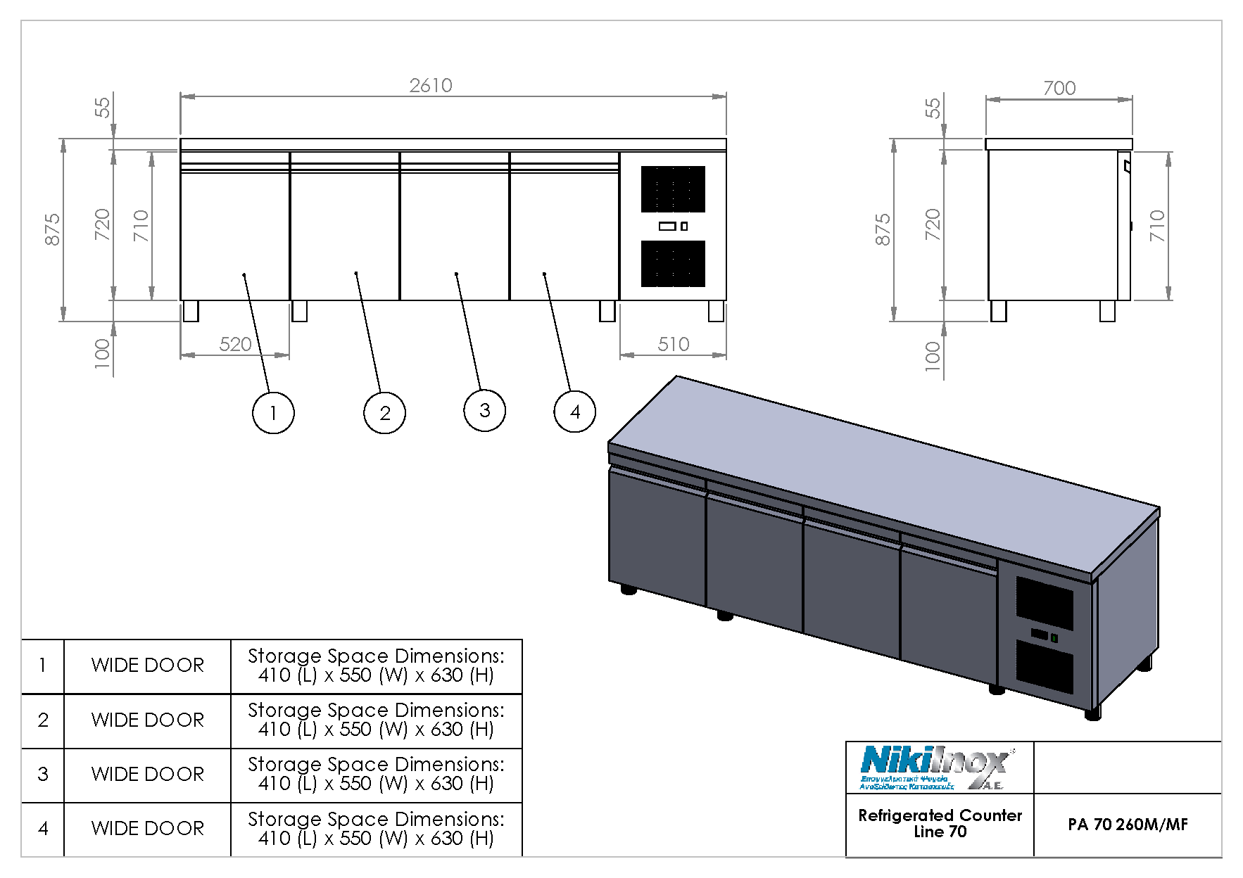 Product-Drawing-PA-70-260M-ENG0001